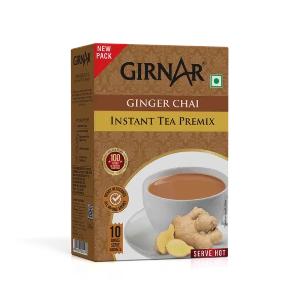 Girnar Instant Tea Premix With Ginger 10 Saches