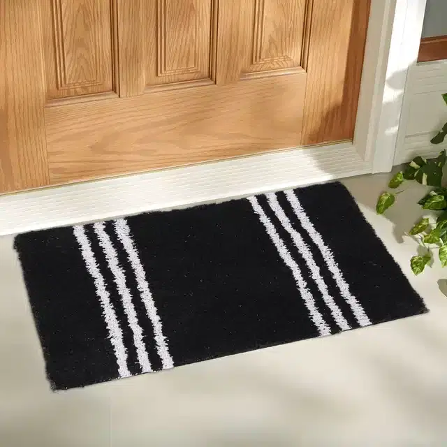 Soft Cotton Anti Skid Door Mats, Multicolor, 35x55 cm