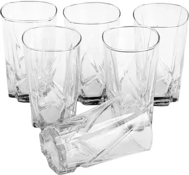 Fancy Water & Wine Glass, 280 ml, Pack of 6