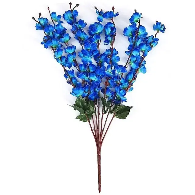 Blue Orchids Artificial Flower Bunch