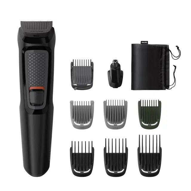 Philips Mg3710/65 Trimmer 60 Min Runtime 8 Length Settings (Black)