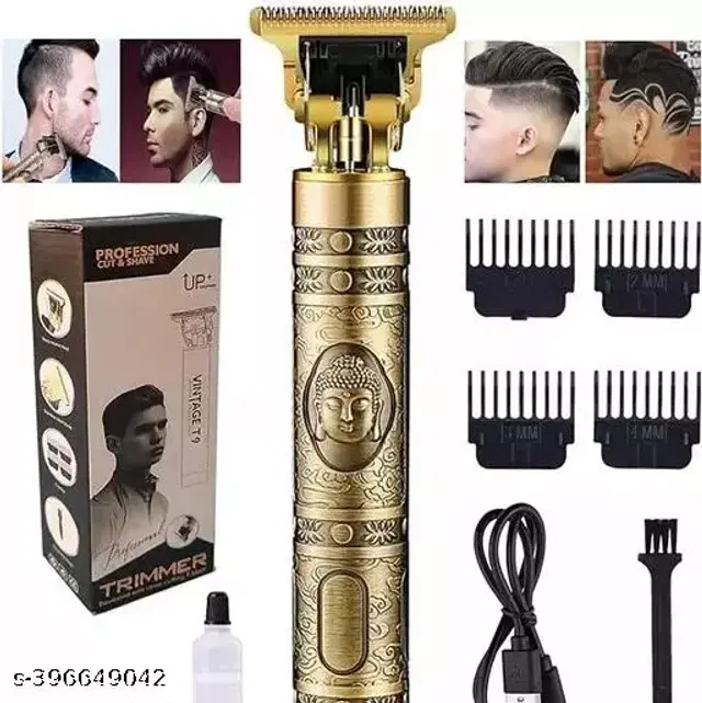 Rechargeable Professional Hair Trimmer for Men & Women, Gold