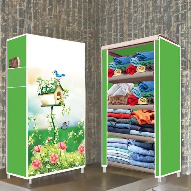 Portable Lightweight Cloth Storage Bag, Green