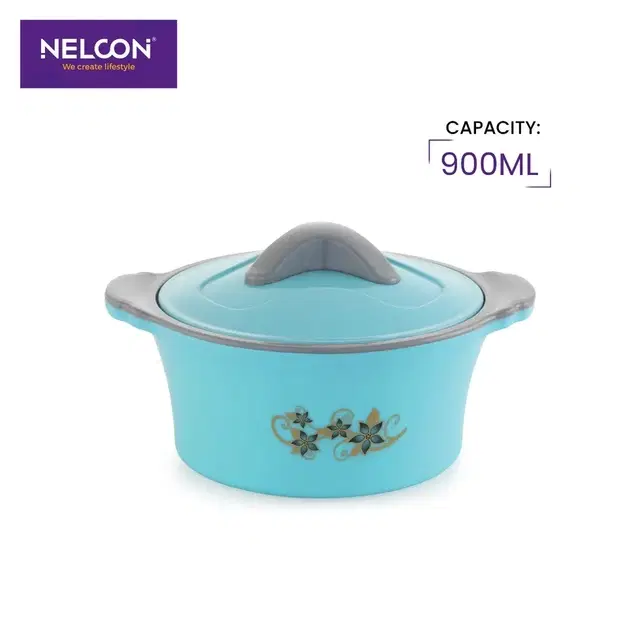 Nelcon Falcon Lunch Steel Casserole 900ml, Blue