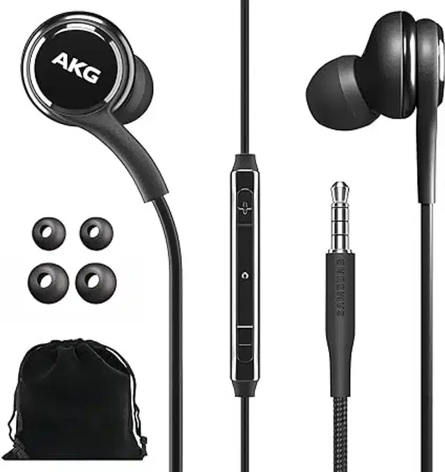 Wired In Ear Earphones, Black