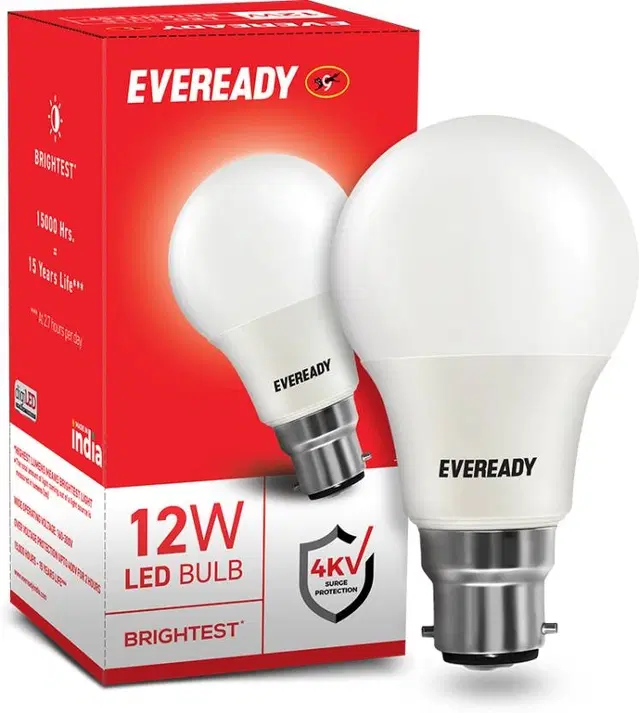 Eveready 12W  B22 Led Bulb, White