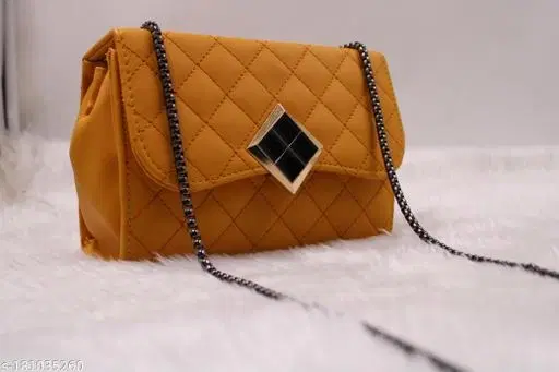 Trendy Sling Bag for Women (Yellow)
