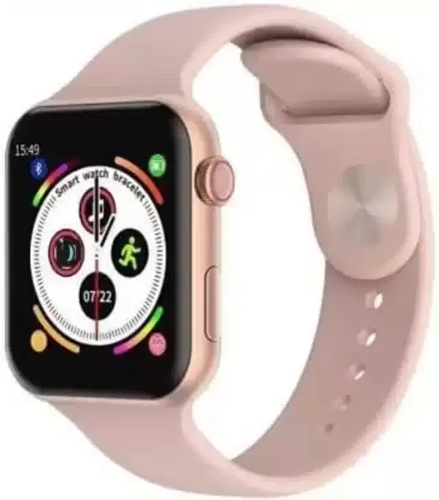 Silicone Strap T500 Smartwatch, Pink