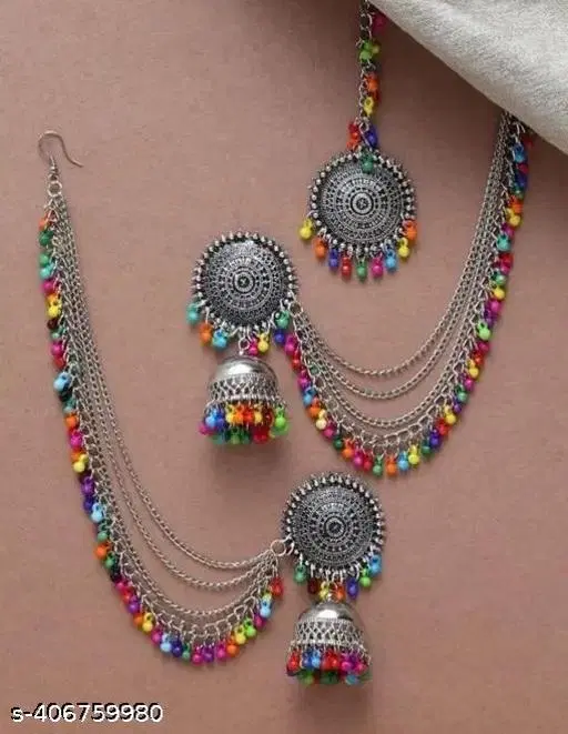 Latest Bahubali Earring, Mangtika Earring
