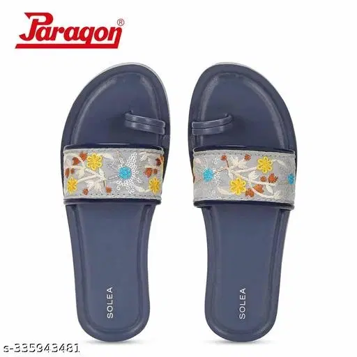 Paragon Sliders for Women (Blue, 4)
