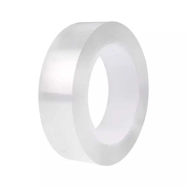 Double Sided Traceless Mounting Adhesive Tape for Walls, Pack of 1, Transparent, S19