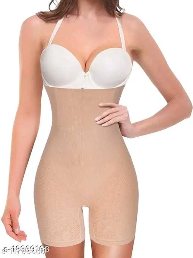 Women Innerwear Mid Thigh High Waist Shapewear For Women (S571)