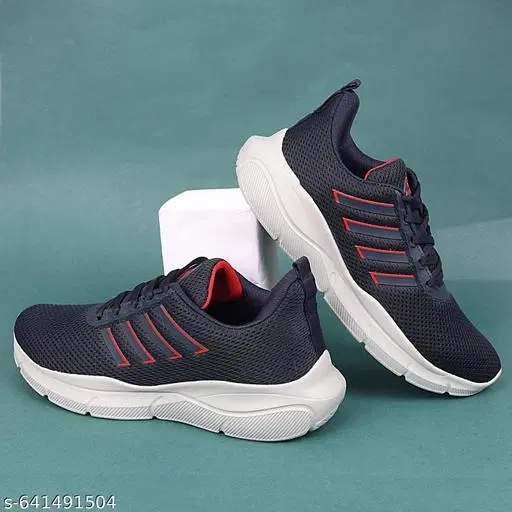 Aqualite Mesh Sports Shoes for Men (Blue, 10)