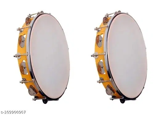 Tambourine Combo Pack, Pack of 2 (Multicolor)