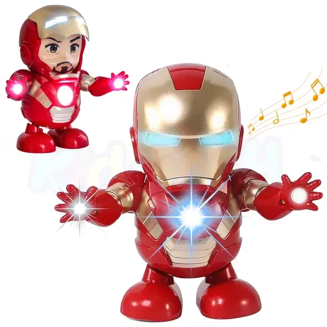 Super Hero Iron Man Action Figure with Light & Sound, 12 Inch