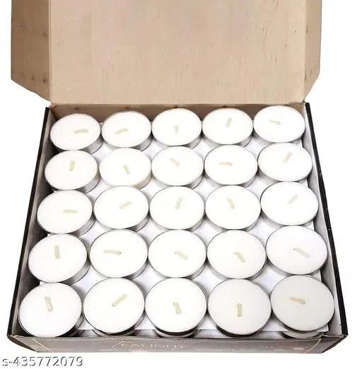 Tealight Candles for Home Decoration, Pack of 50