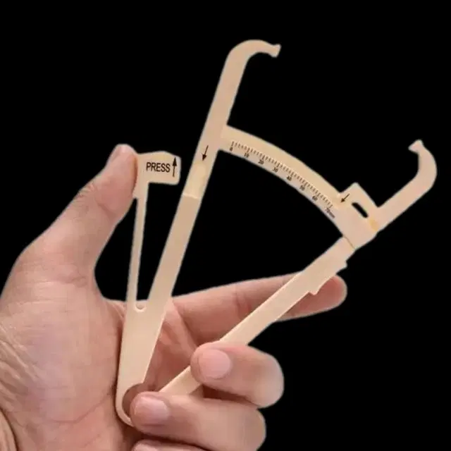 Lightweight Eco-Friendly Body Fat Measuring Caliper, Multicolor, Pack of 1