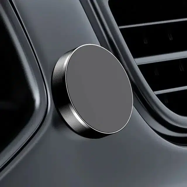 Magnetic Car Mobile Holder, Black & Grey