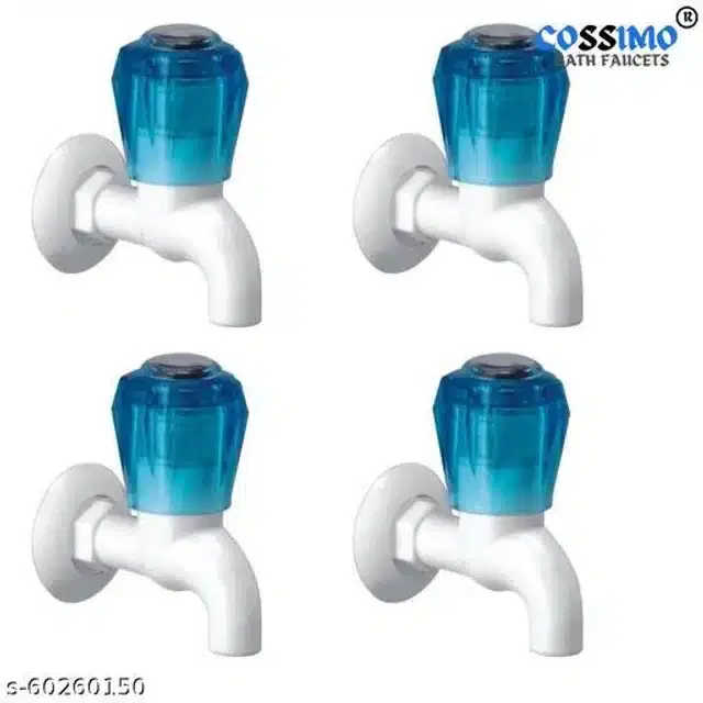 Bathroom Tap, White, Pack Of 4