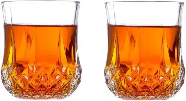 Liquor cum Cocktail Glasses, Transparent, 200 ml, Pack of 2