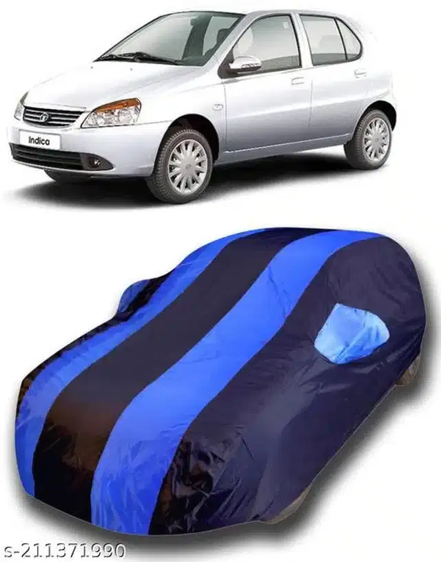 Taffeta Waterproof Car Cover for Tata Indica, Multicolor