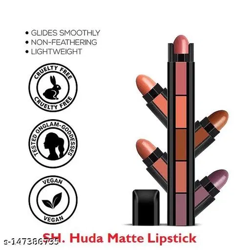 5 in 1 Lipstick for Women, Multicolor