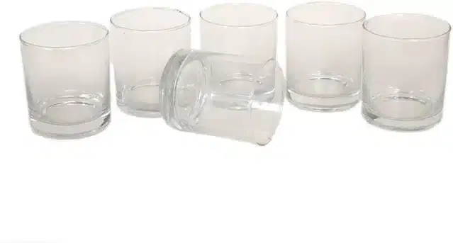 Liquor cum Cocktail Glasses, Transparent, 280 ml, Pack of 6