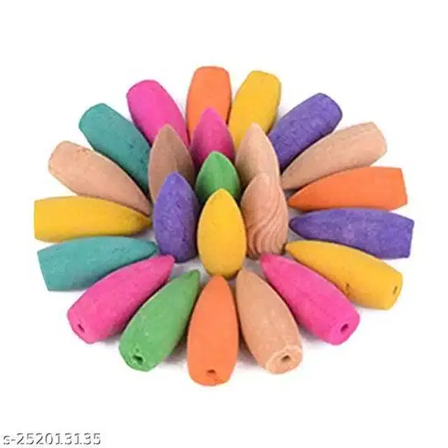 Incense Cones, Multicolor, Pack of 100