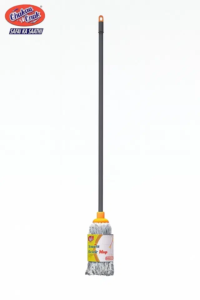 CHAKAACHAK Cotton Mop with 43Inch long Handle