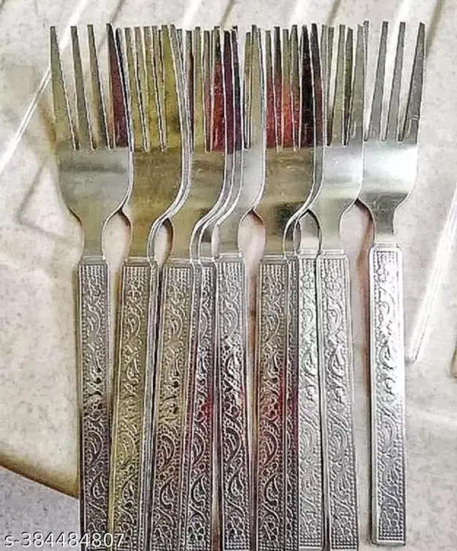 Stainless Steel Forks, Silver, Pack of 12