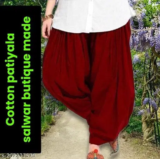 Salwars for Women (Maroon, 28)