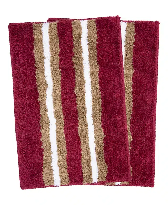 Anti-Skid Bath Mats, Pack of 2, Multicolor, 37x57 cm