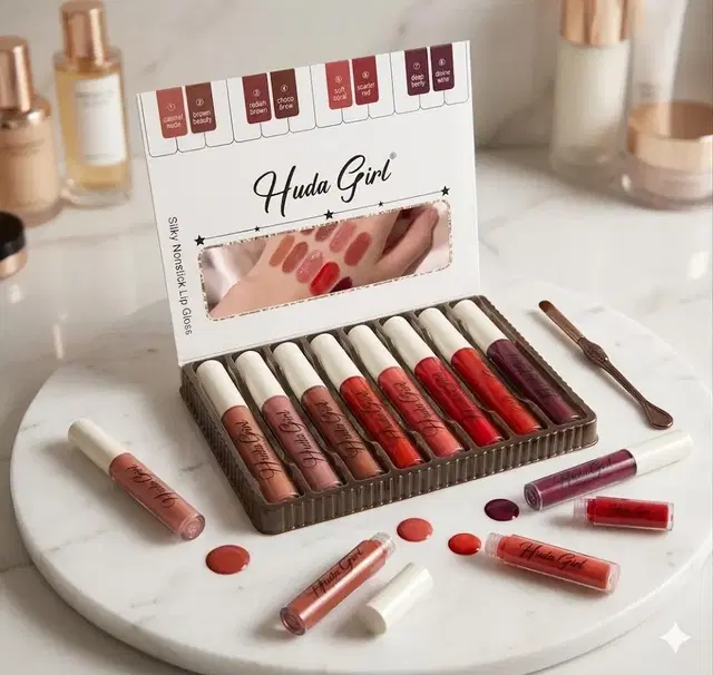 Silky Lip Gloss (Pack of 8)