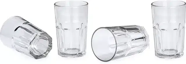 Liquor cum Cocktail Glasses, Transparent, 160 ml, Pack of 4