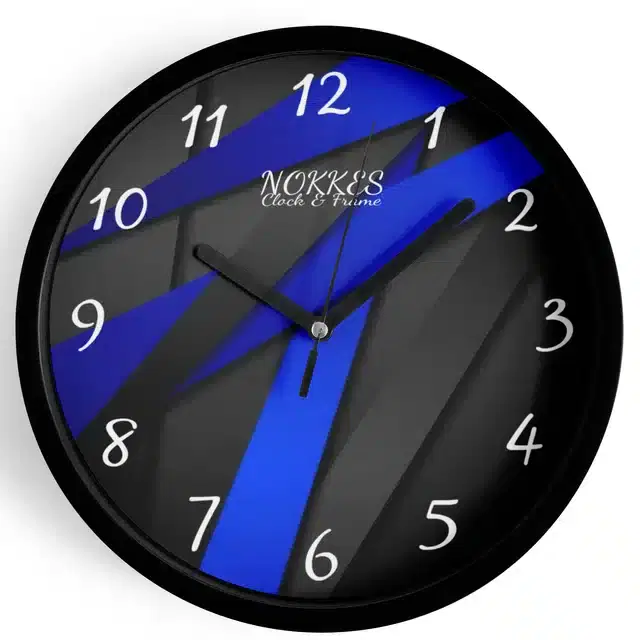 Plastic Printed Wall Clock, Multicolor, 7 Inches