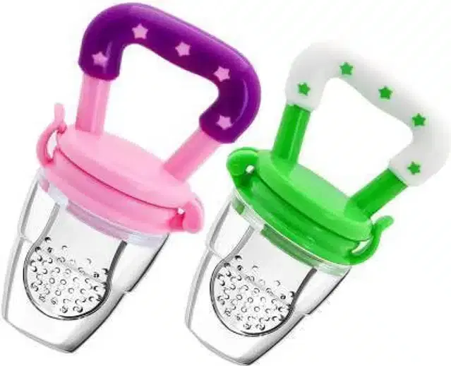 Silicone Fruit Feeder for Kids, Multicolor, Pack of 2