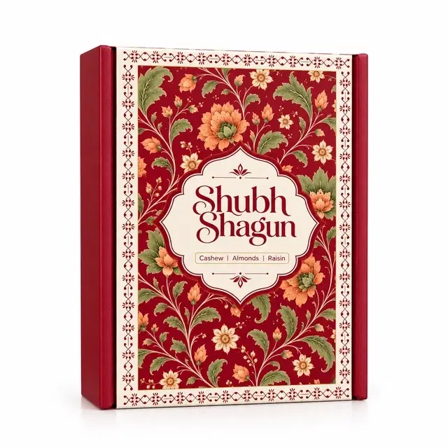 Shubh Shagun Giftbox (Cashew, Almonds, Raisins) 300g