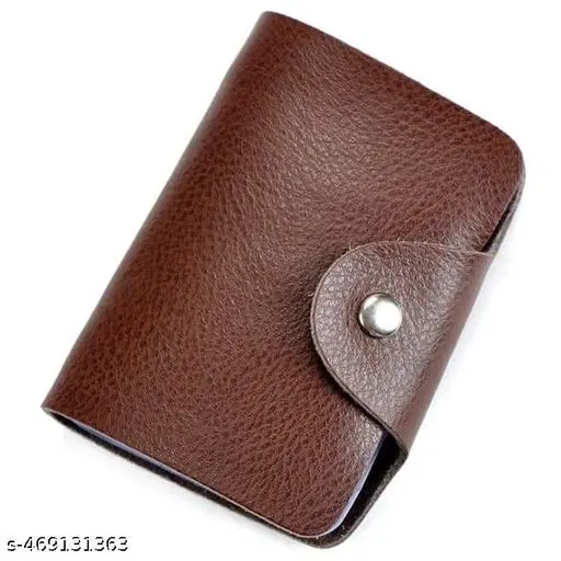 Leather Card Holder, Multicolor
