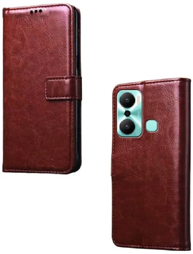Flip Mobile Cover for Infinix X6825/HOT 20Play, Multicolor