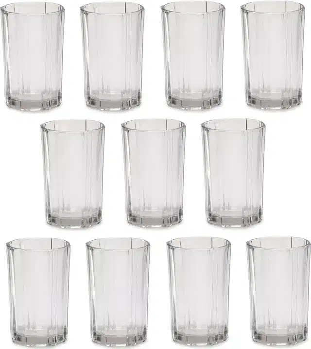 Liquor cum Cocktail Glasses, Transparent, 200 ml, Pack of 11