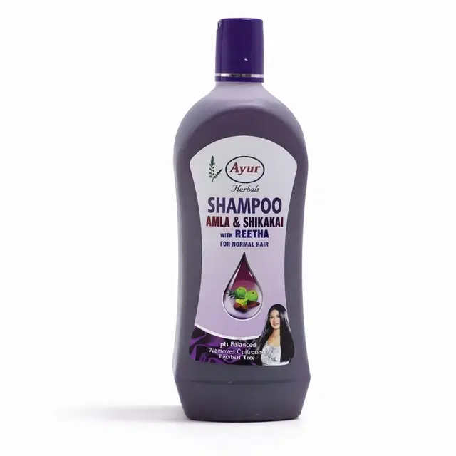 Ayur Amla Shikakai with Reetha Shampoo 1 L
