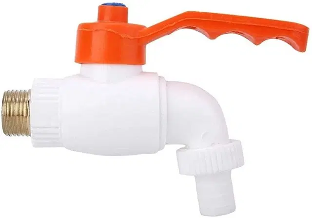 Plastic Turkey Faucets Bib Cock Taps, White