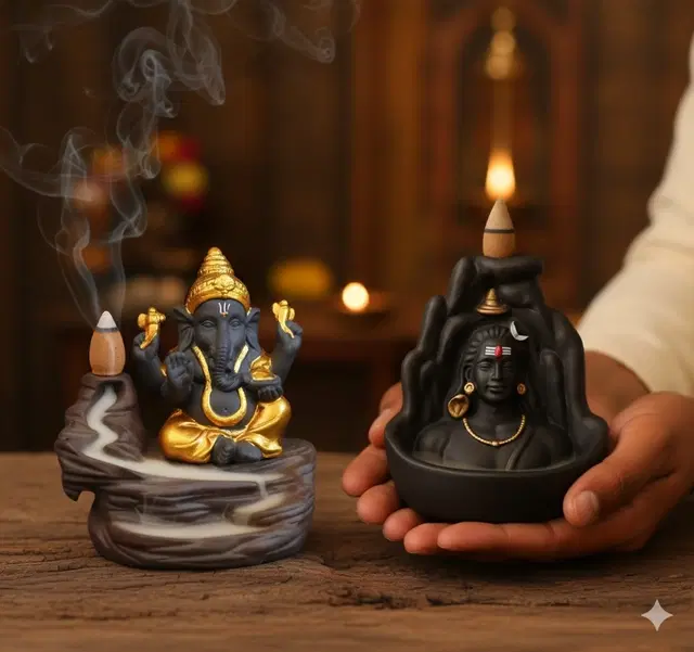 Resin Decorative Idols ,(Black)