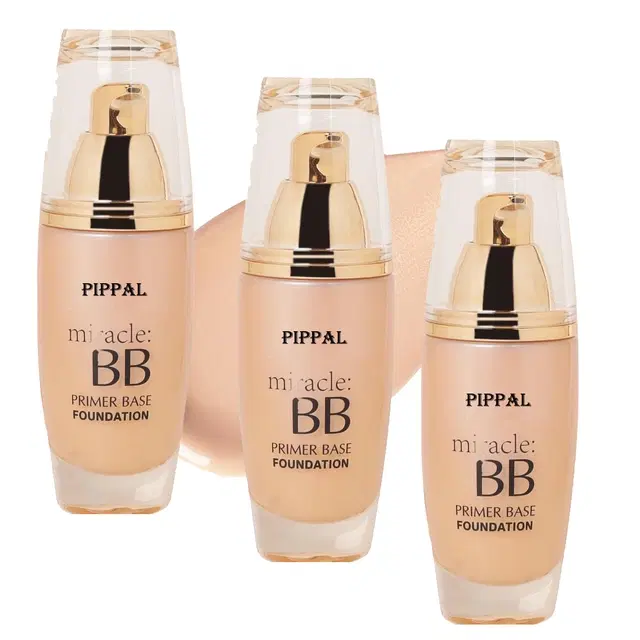 Pippal Mirecle B.B. Primer Base Foundation, 60 ml, Pack of 3