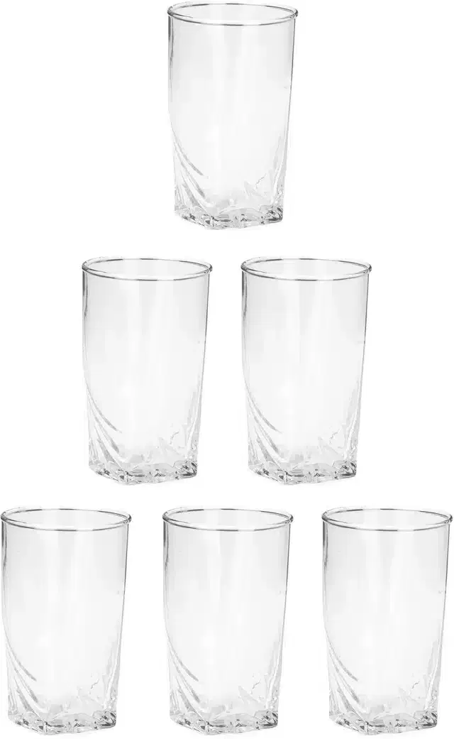Liquor cum Cocktail Glasses, Transparent, 300 ml, Pack of 6