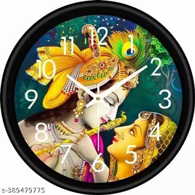 Analog Wall Clock for Home, Multicolor