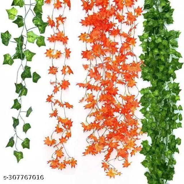 Plastic Artificial Flower, Multicolor, Pack of 3