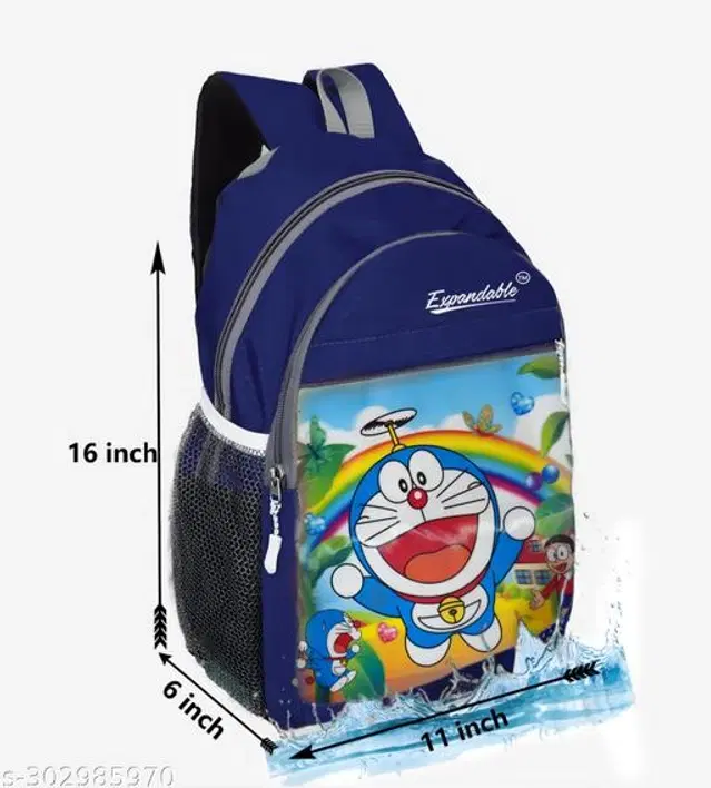 Canvas Backpacks for Kids, Navy Blue, 30 L