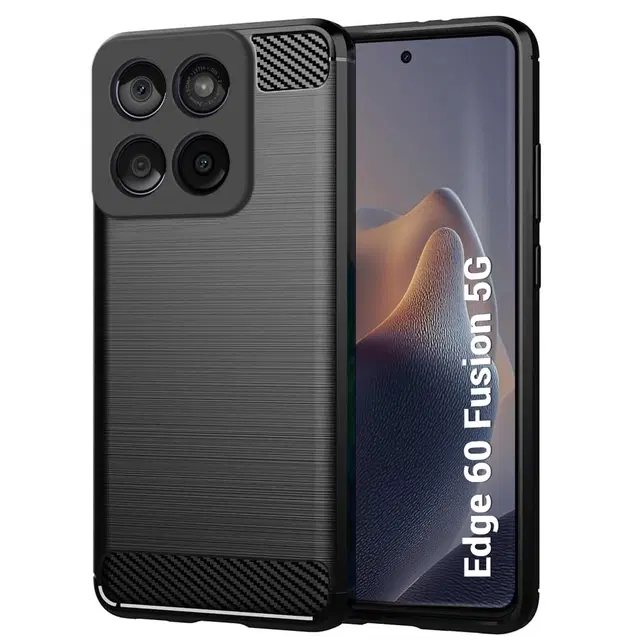 Motorola Moto Edge 60 Stylus Silicone Mobile Cover, Black