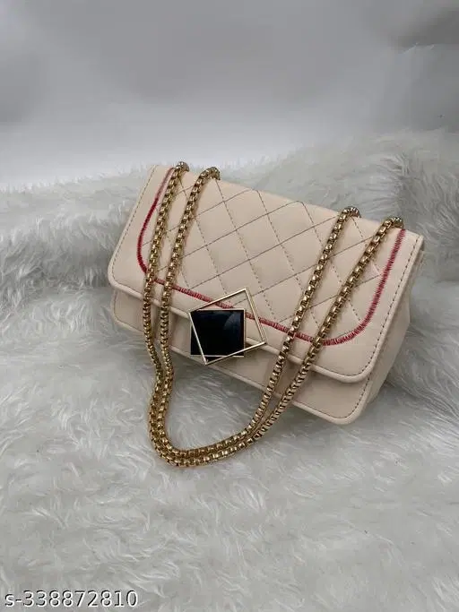 TRUE FASHION. Sling Bag for Women (Cream, Free size)